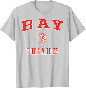 Bay High School Tornadoes T-Shirt - T-Shirt | Ash