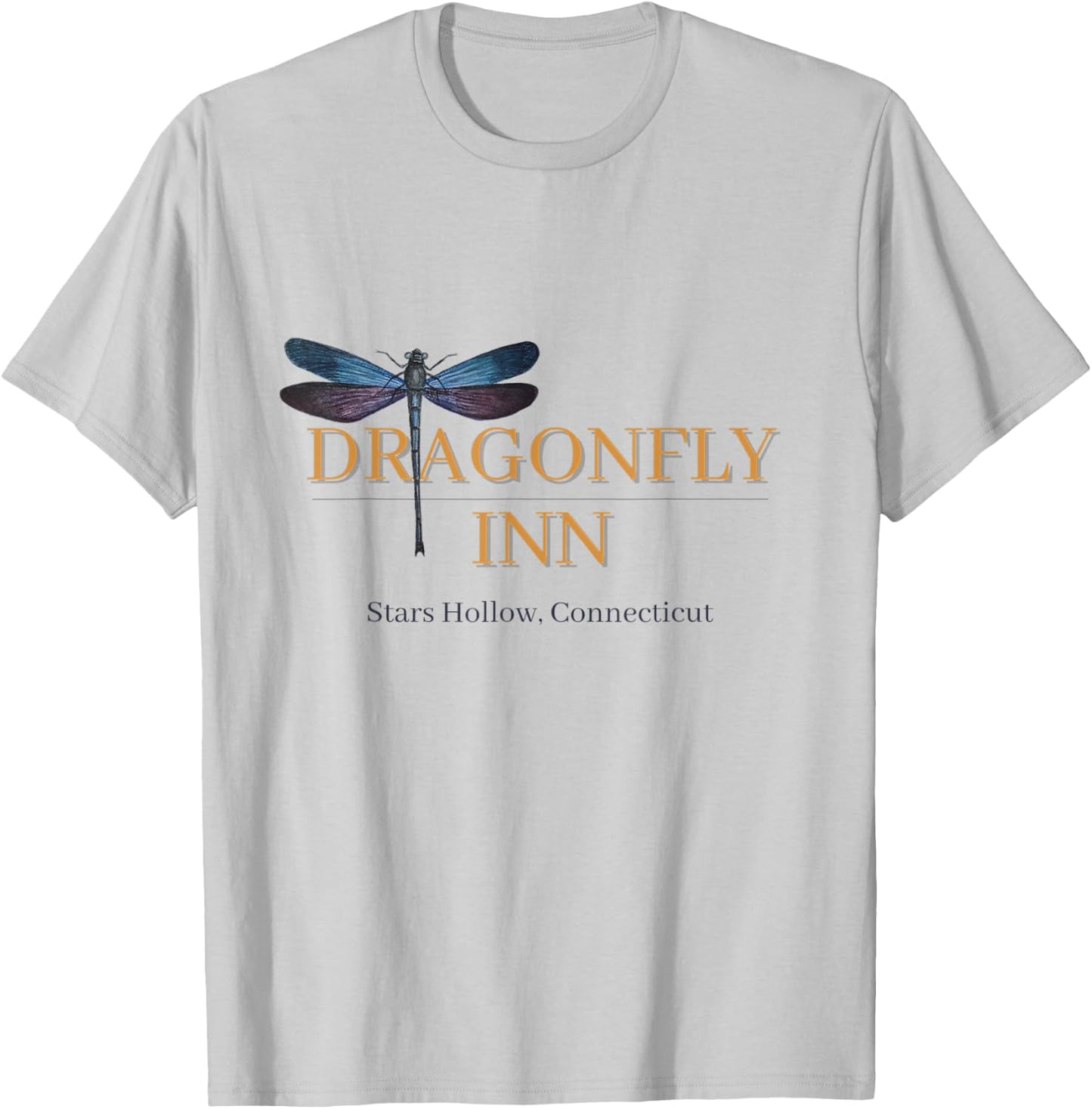 Dragonfly Inn Stars Hollow CT Cute, Funny T-Shirt - T-Shirt | Ash