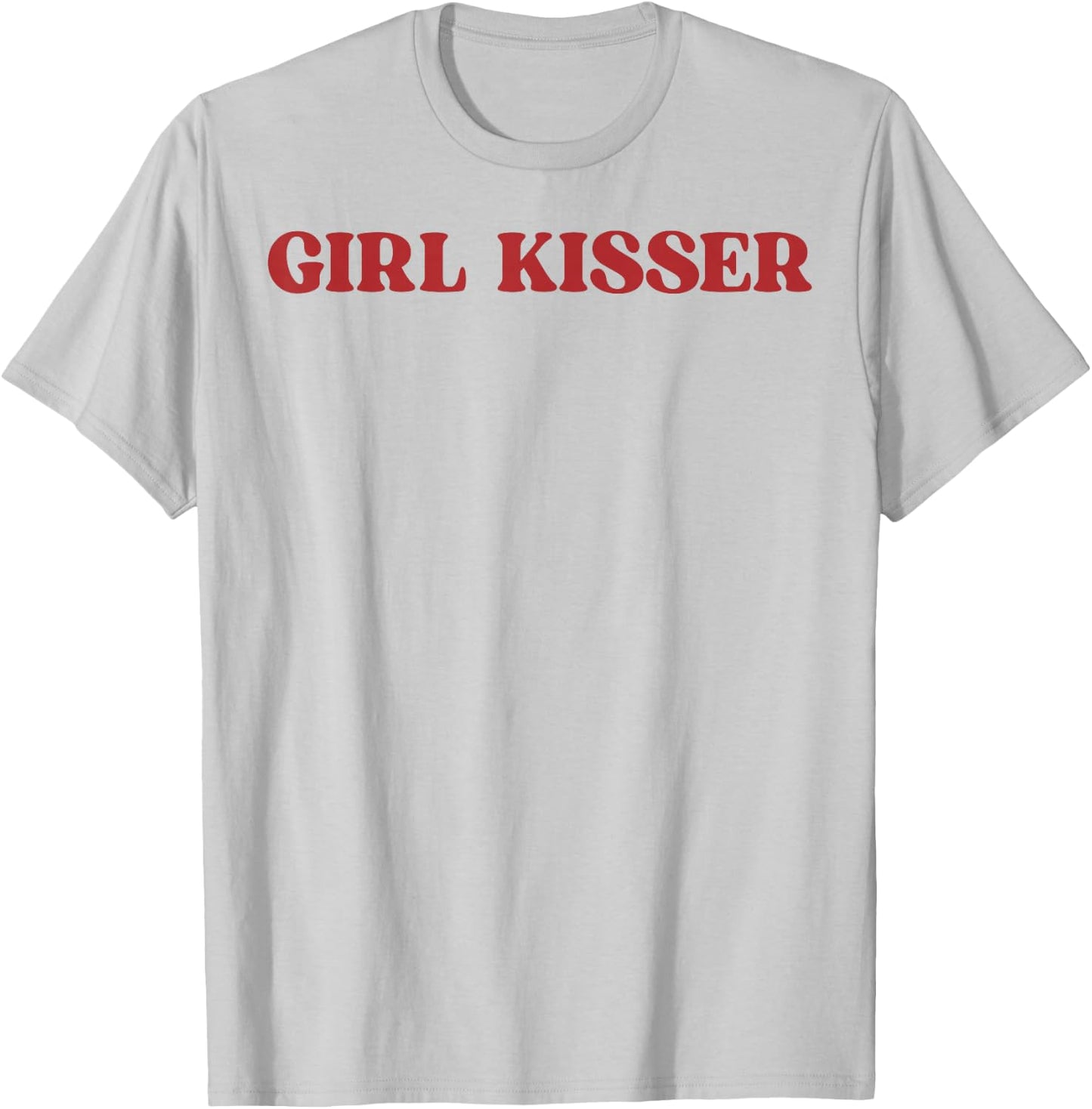 Girl Kisser Lesbian LGBT Gay Bisexual Trans Pride Pansexual T-Shirt - T-Shirt | Ash