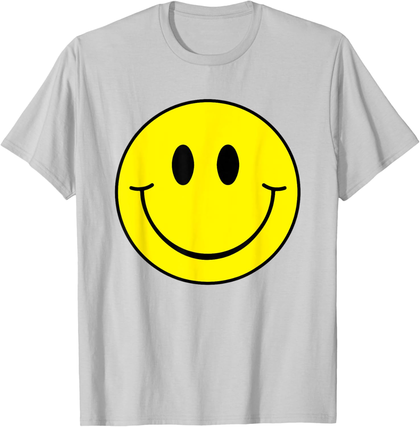 Yellow Smile Face Shirt Cute Happy Peace Smiling Face Kids T-Shirt - T-Shirt | Ash