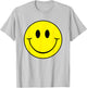Yellow Smile Face Shirt Cute Happy Peace Smiling Face Kids T-Shirt - T-Shirt | Ash