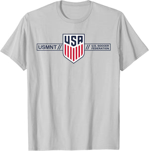 U.S Soccer Pepi #9 T-Shirt - T-Shirt | Ash