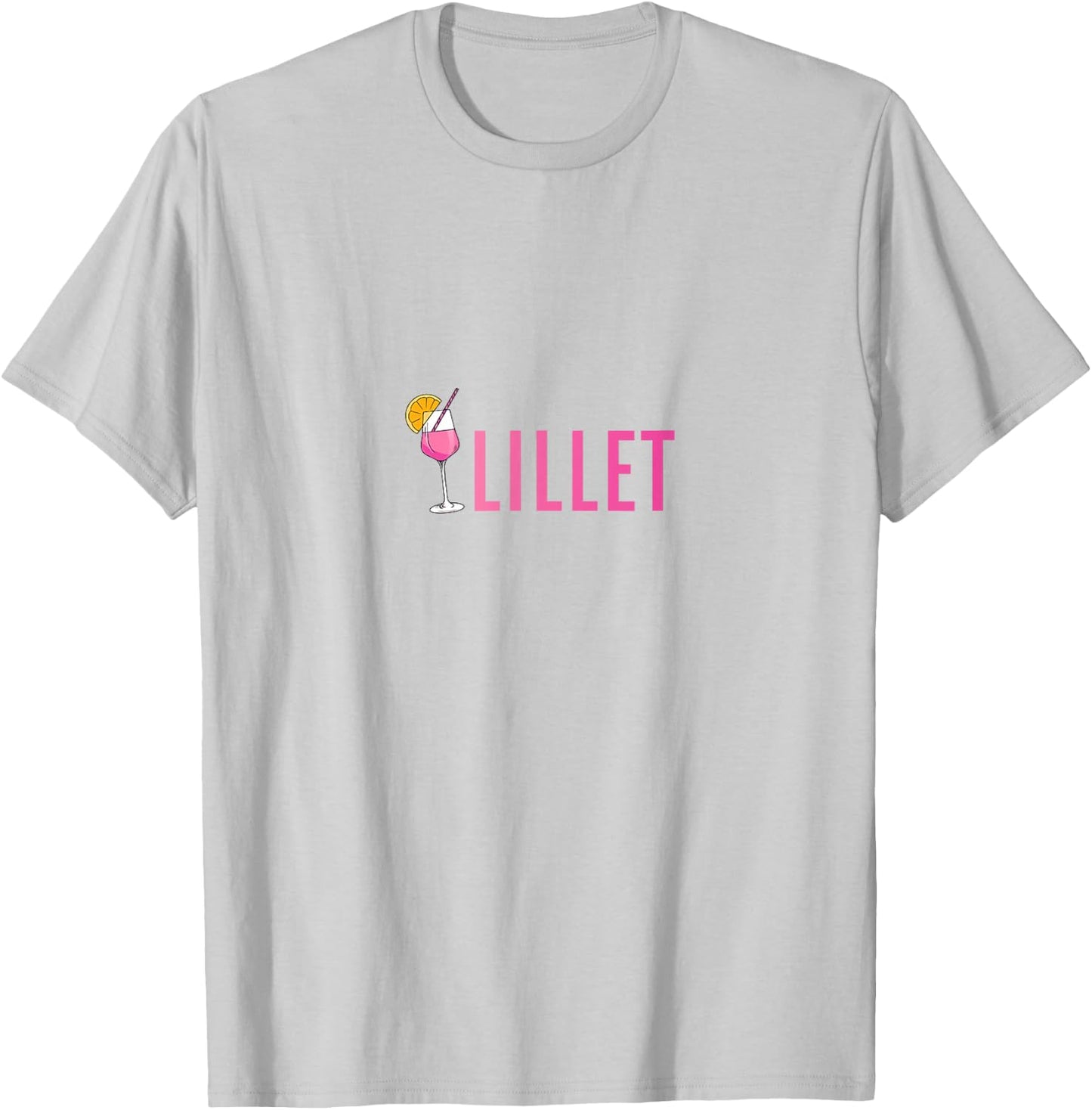 Wein & Lillet Gönner Sommer Alkohol Lillet , Men & Women, Adult, Short Sleeve , White, S, Small T-Shirt - T-Shirt | Ash