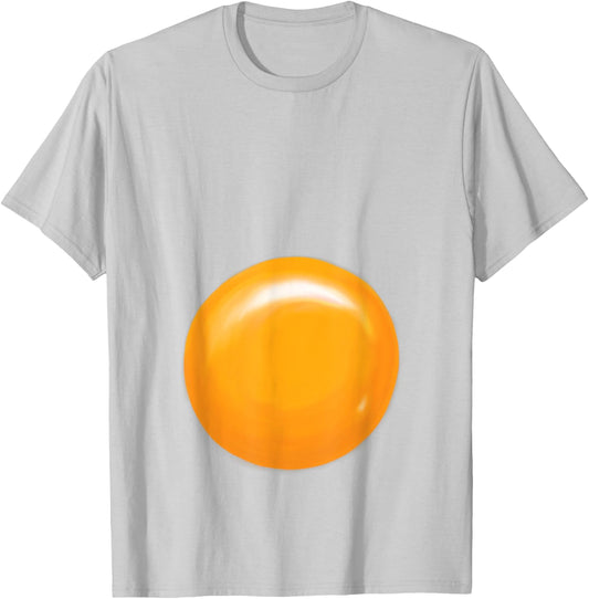 Fried Egg Halloween Costume Shirt - Egg Yolk T-Shirt - T-Shirt | Ash