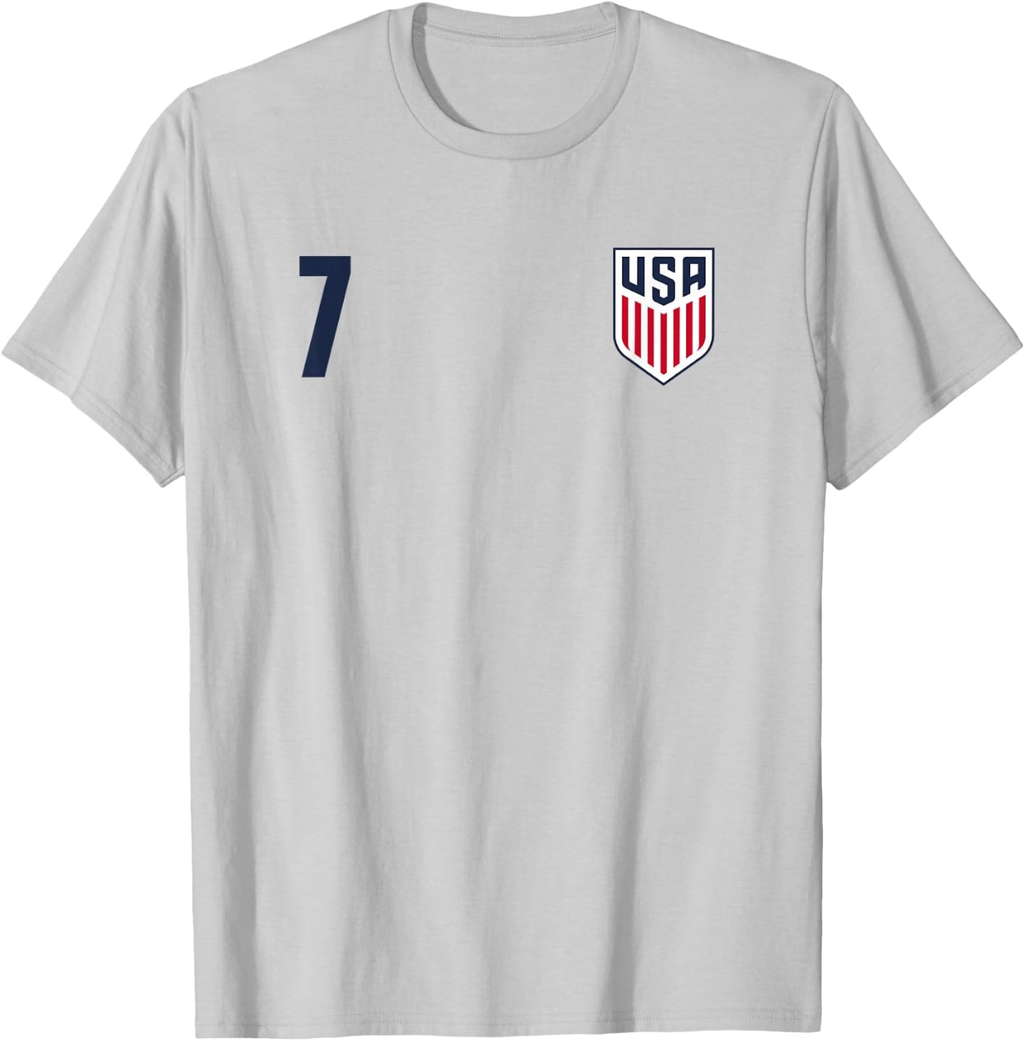 Officially Licensed US Soccer Team Gio Reyna, Legacy #7 T-Shirt - T-Shirt | Ash