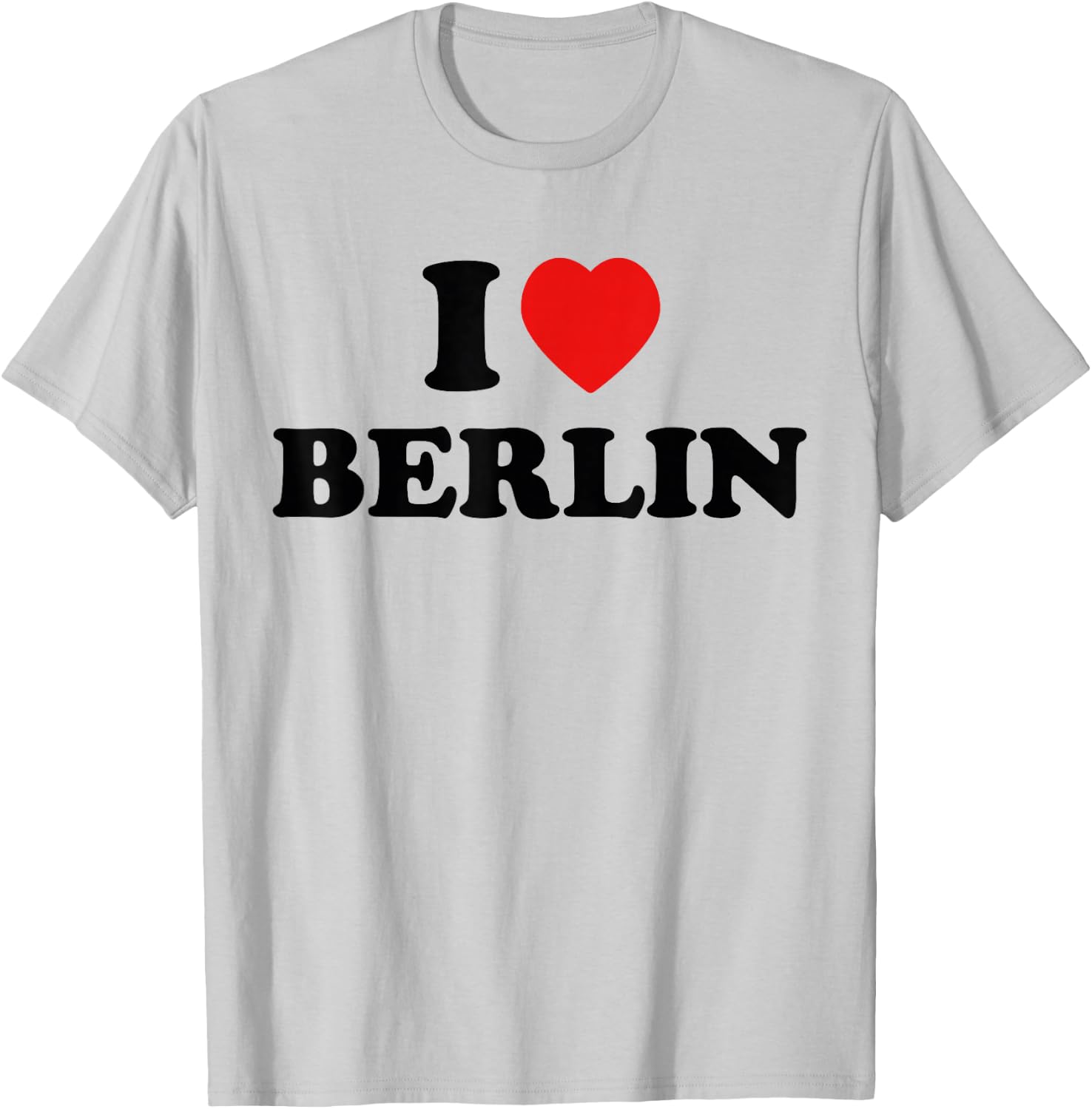 I Love Berlin Fan Souvenir Germany Travel I Heart , White T-Shirt - T-Shirt | Ash