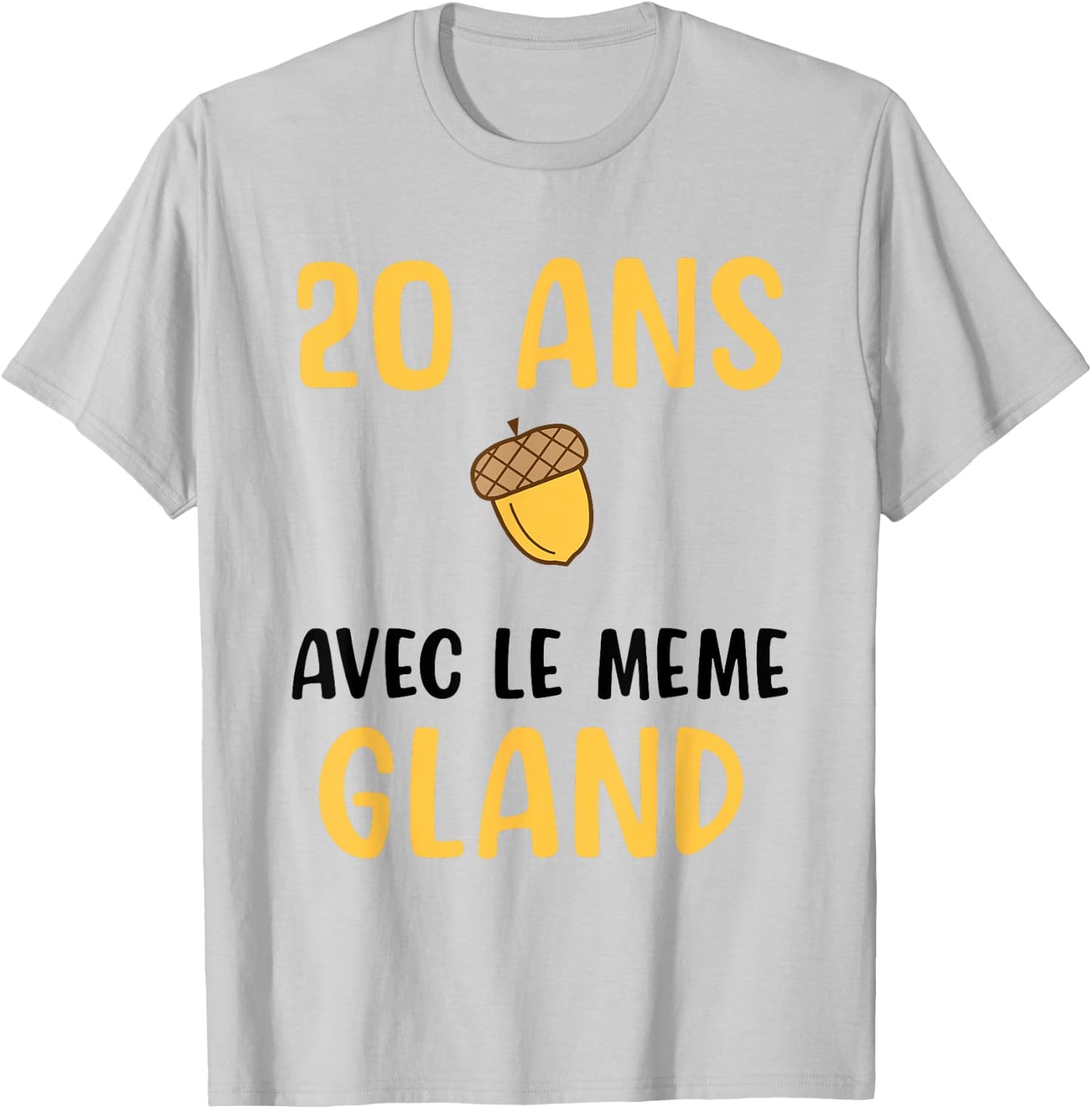 Couple Wedding Anniversary 20 Years Funny Gift Funny T-Shirt - T-Shirt | Ash