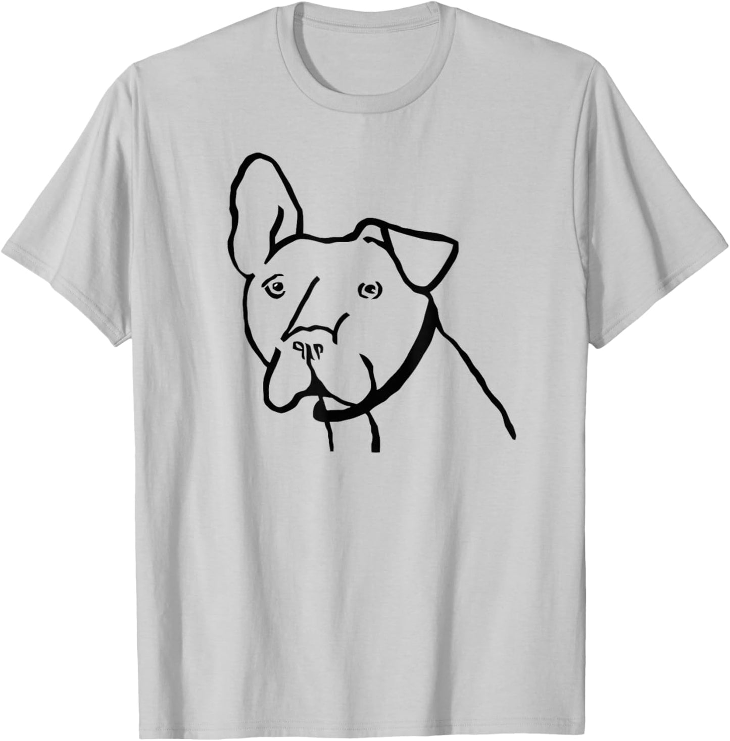 Mooch The Dog Pit Bull Logo Shirt T-Shirt - T-Shirt | Ash