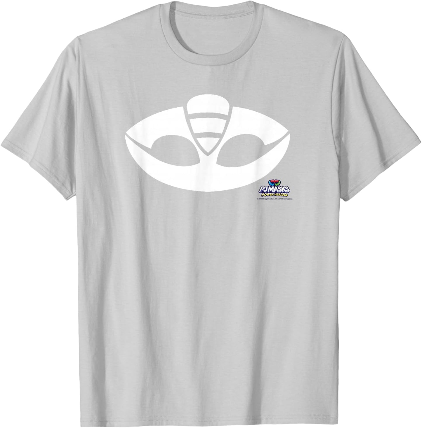 PJ Masks Gekko Icon Mask Lizard Power Logo T-Shirt - T-Shirt | Ash