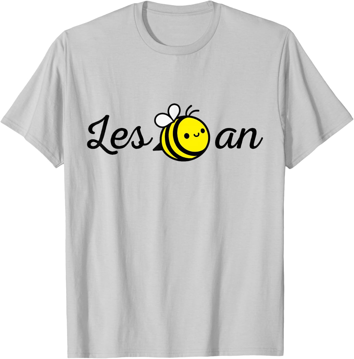 Les Bee An Funny Lesbian LGBTQ Pride T-Shirt - T-Shirt | Ash