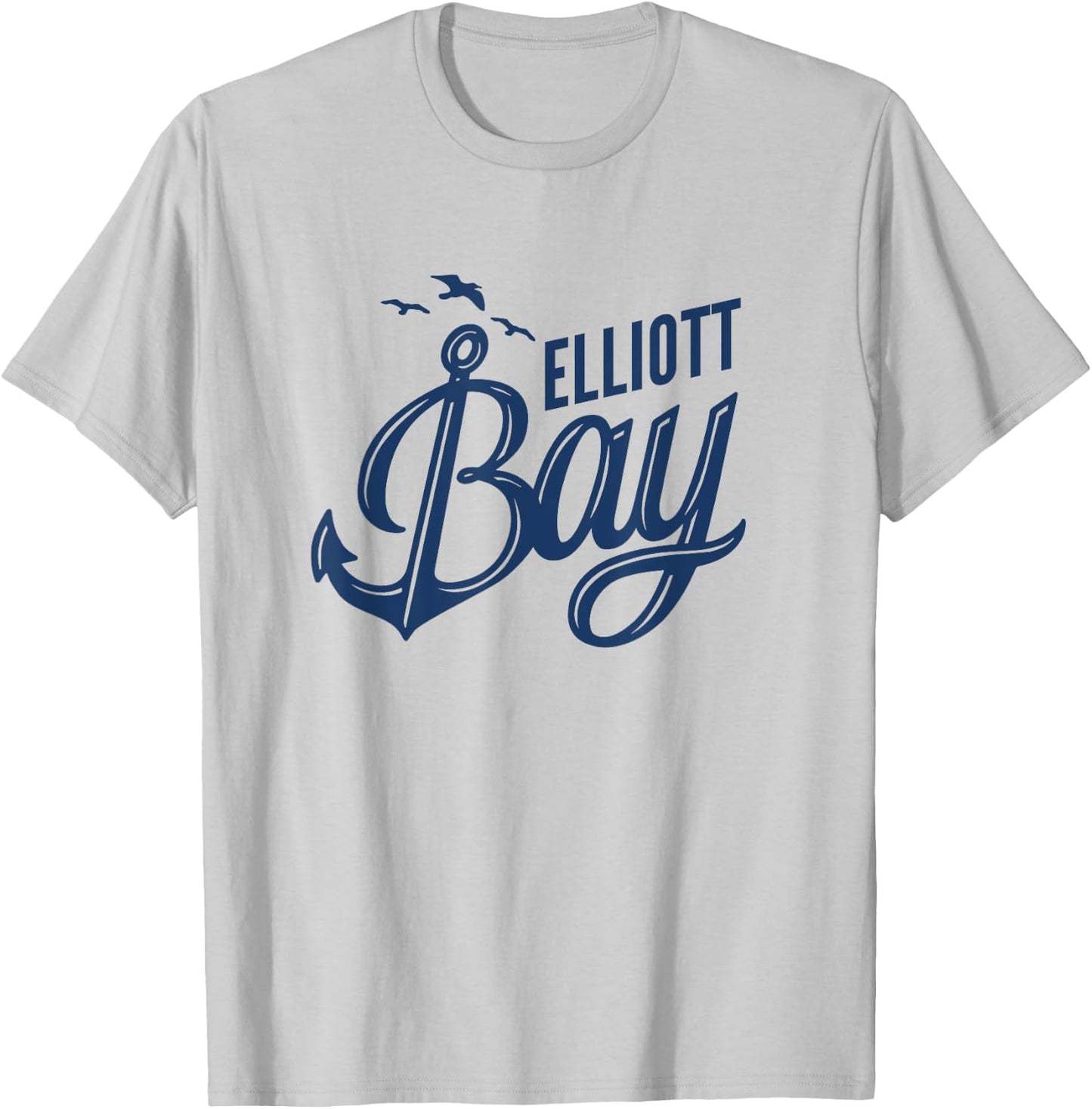 Elliott Bay Puget Sound Seattle Sailing and boating T-Shirt - T-Shirt | Ash