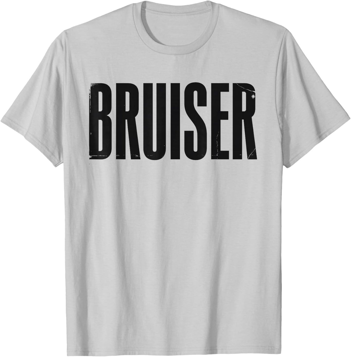 Bruiser Retro Funny T-Shirt - T-Shirt | Ash