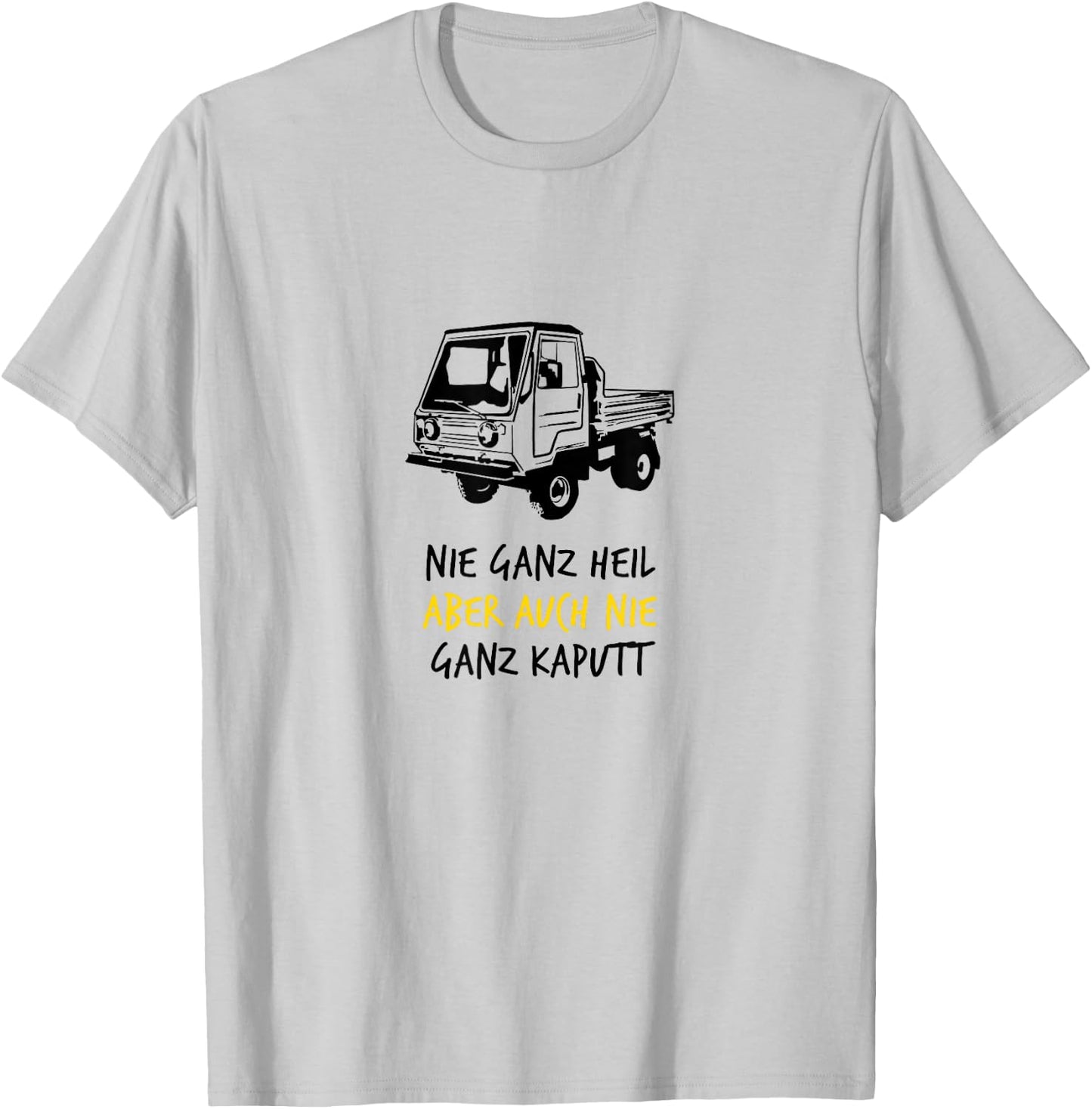 Multicar IFA DDR East German Commercial Vehicle M22 M25 M26 Dumper , gray T-Shirt - T-Shirt | Ash