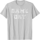 Game Day Football Shirt Men Women Kids Vintage Football Gift T-Shirt - T-Shirt | Ash