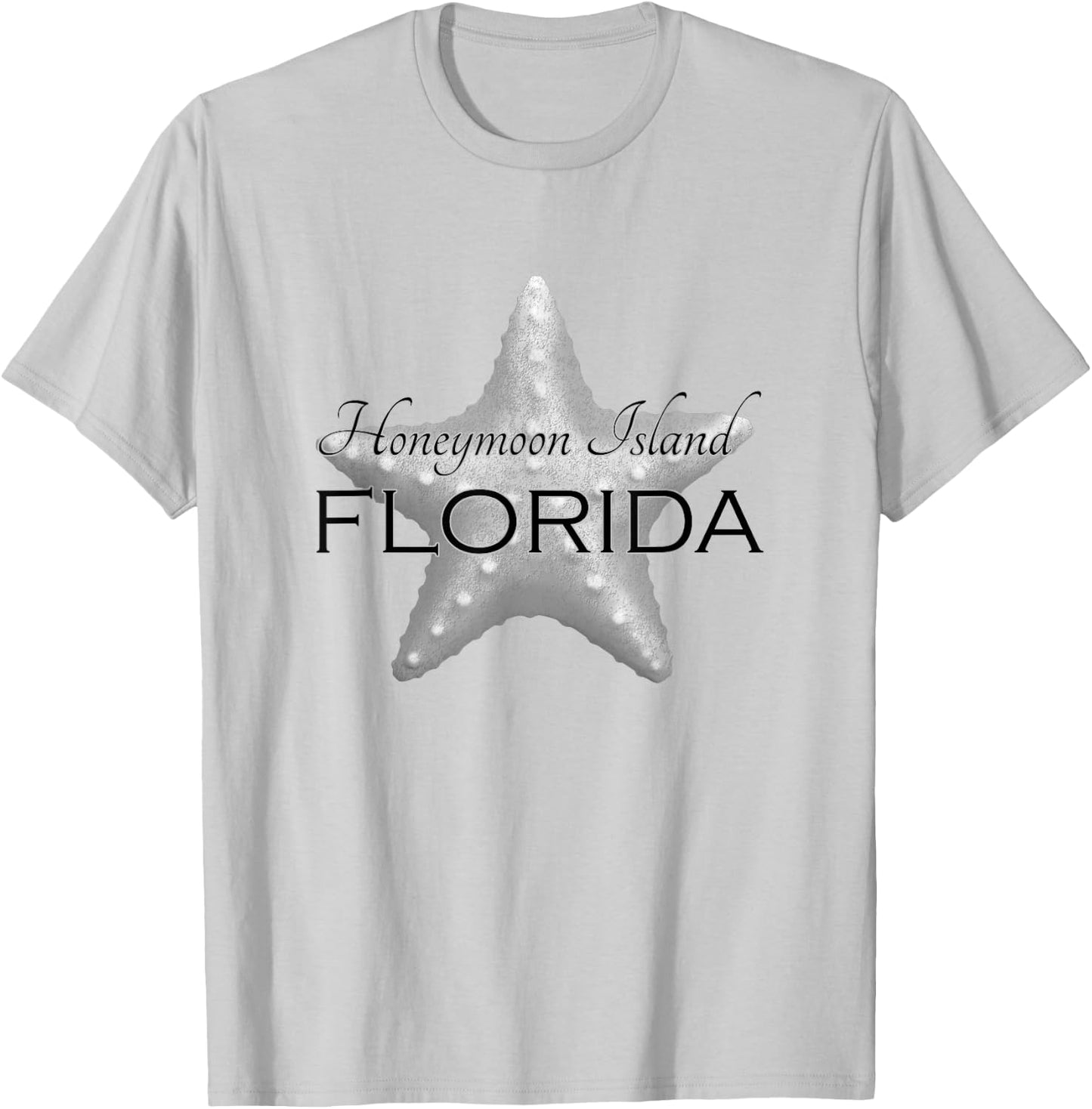 Honeymoon Island Florida Starfish Coastal T-Shirt - T-Shirt | Ash
