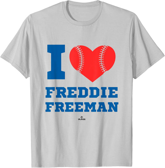 Freddie Freeman | Los Angeles Baseball Merch | MLBFRM6001 T-Shirt - T-Shirt | Ash