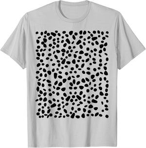 spotted white with black polka dots Dalmatian T-Shirt - T-Shirt | Ash
