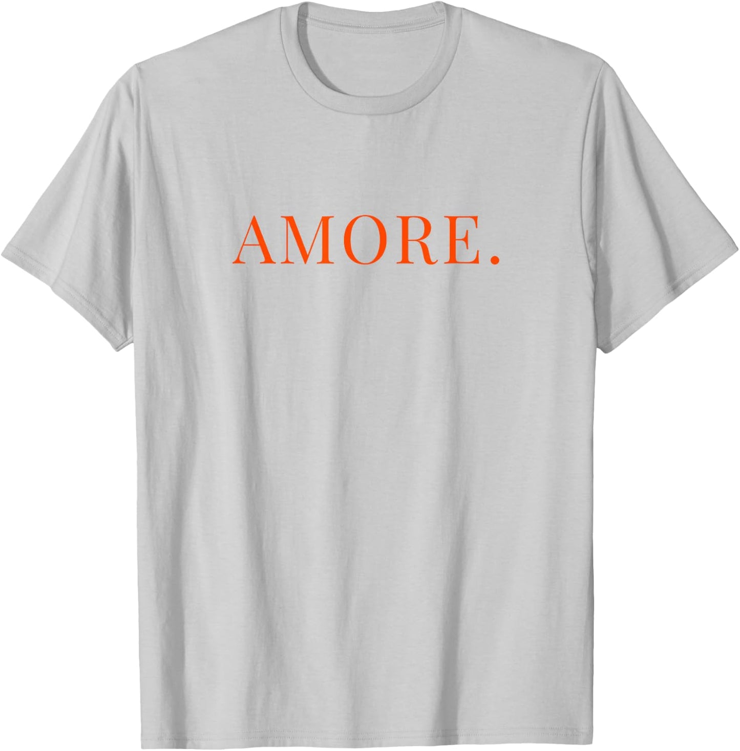 Minimalist Statement "Amore" T-Shirt - T-Shirt | Ash