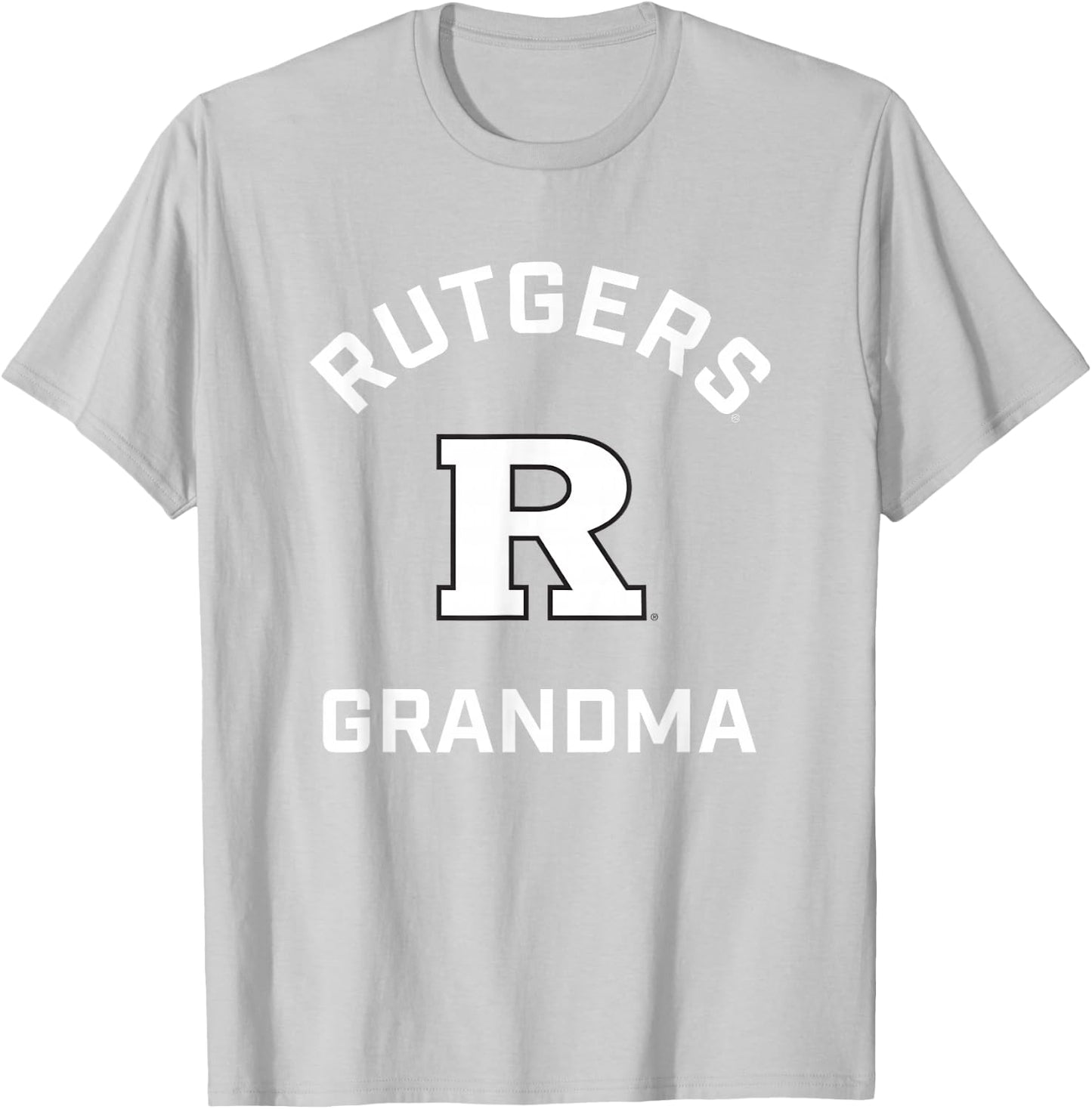 Rutgers University Scarlet Knights Arched Grandma T-Shirt - T-Shirt | Ash