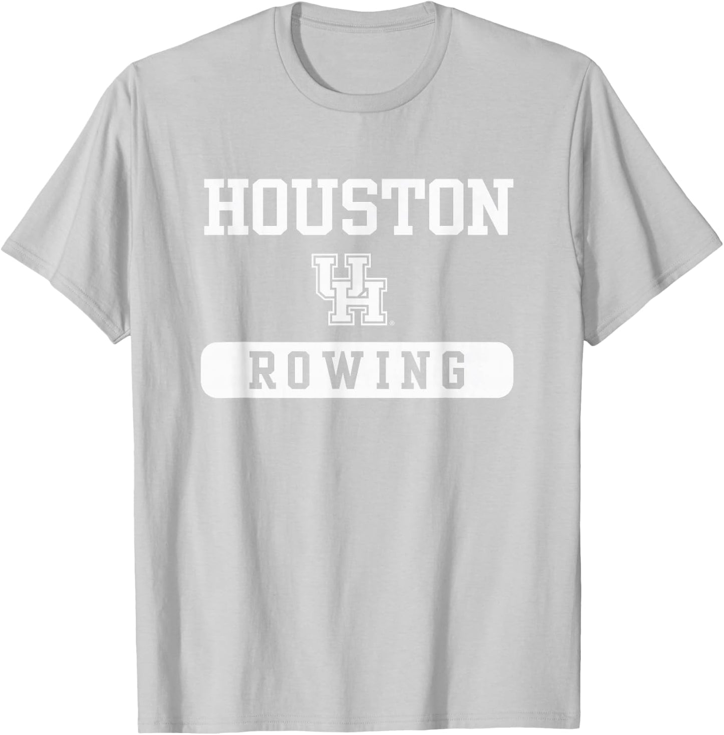 Houston Cougars Rowing Red Officially Licensed T-Shirt - T-Shirt | Ash