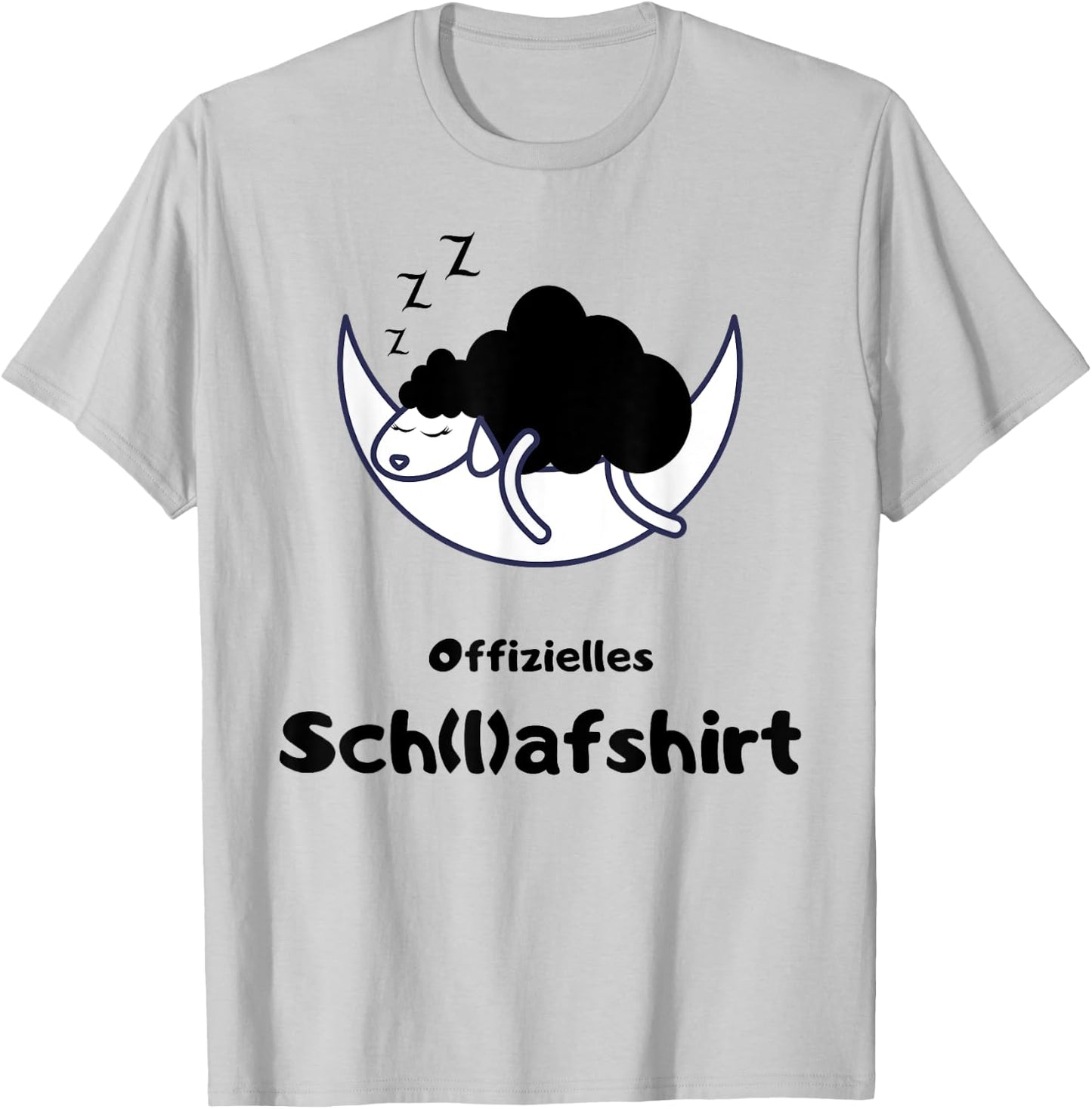 Sleep Shirt Sleep Shirt Nightdress Pyjamas T-Shirt - T-Shirt | Ash