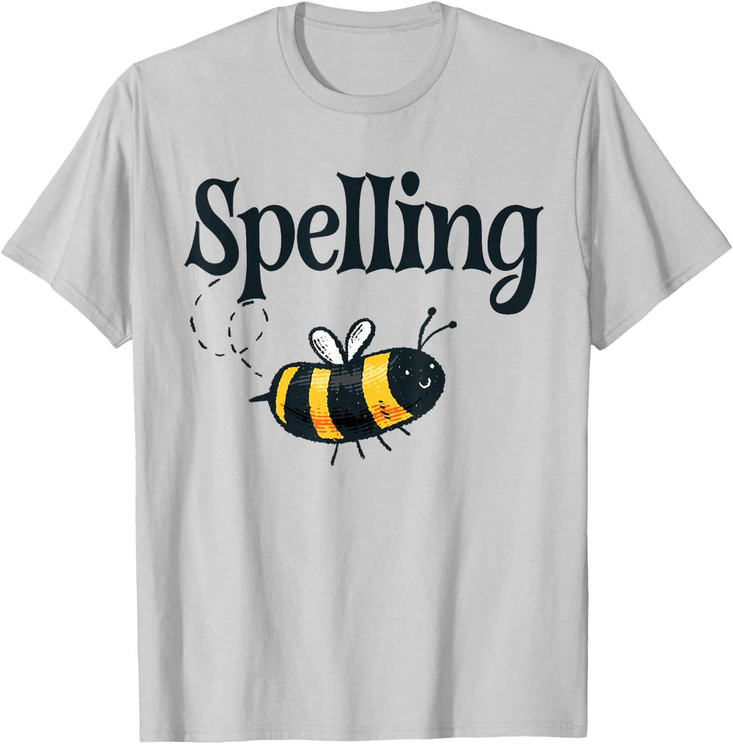 Spelling Bee Buzzing Bee Spelling Competition Spelling Bee T-Shirt - T-Shirt | Ash