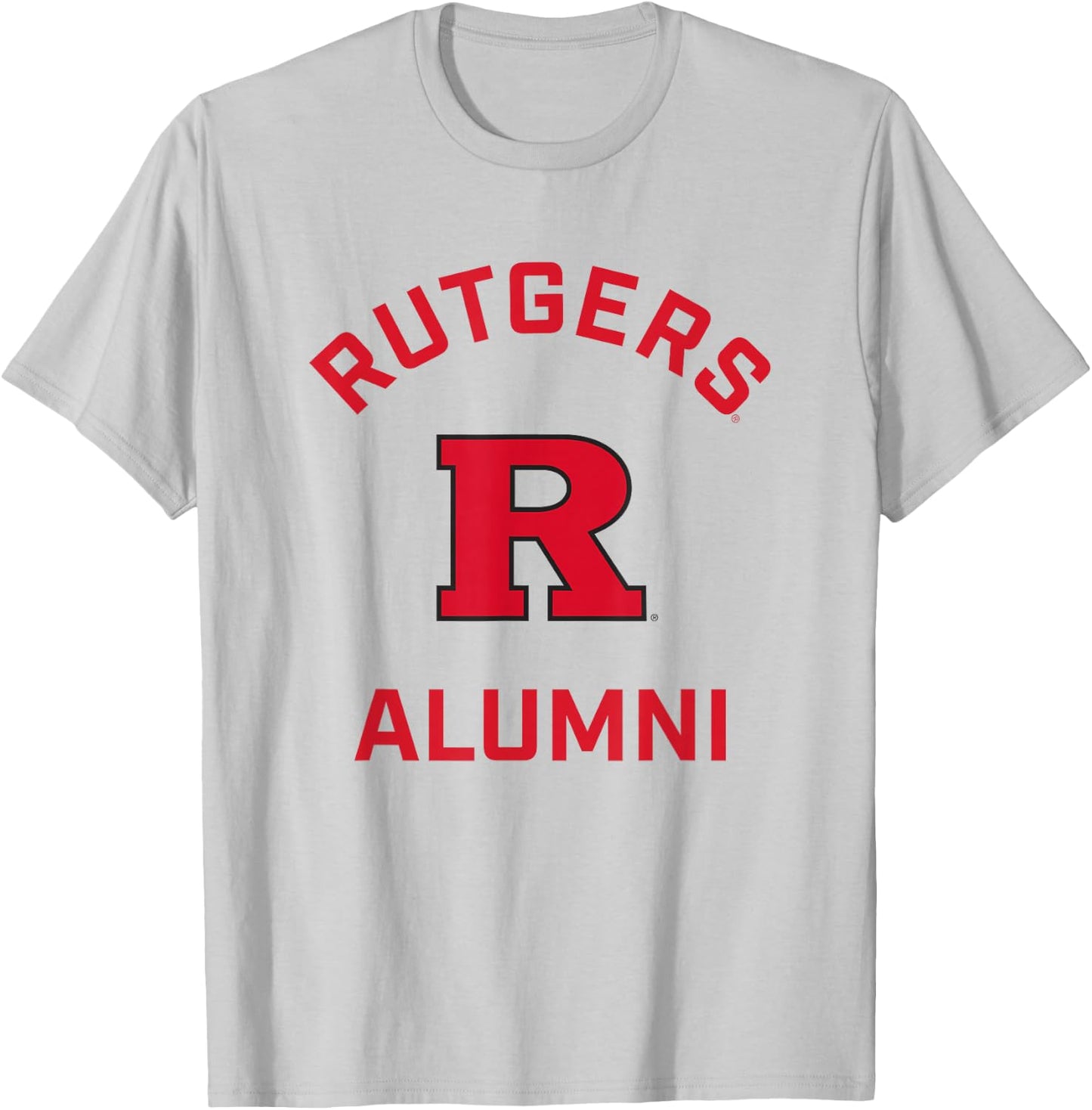 Rutgers University Scarlet Knights Arched Alumni T-Shirt - T-Shirt | Ash