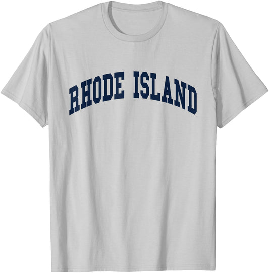 Rhode Island - Throwback Design - Classic T-Shirt - T-Shirt | Ash