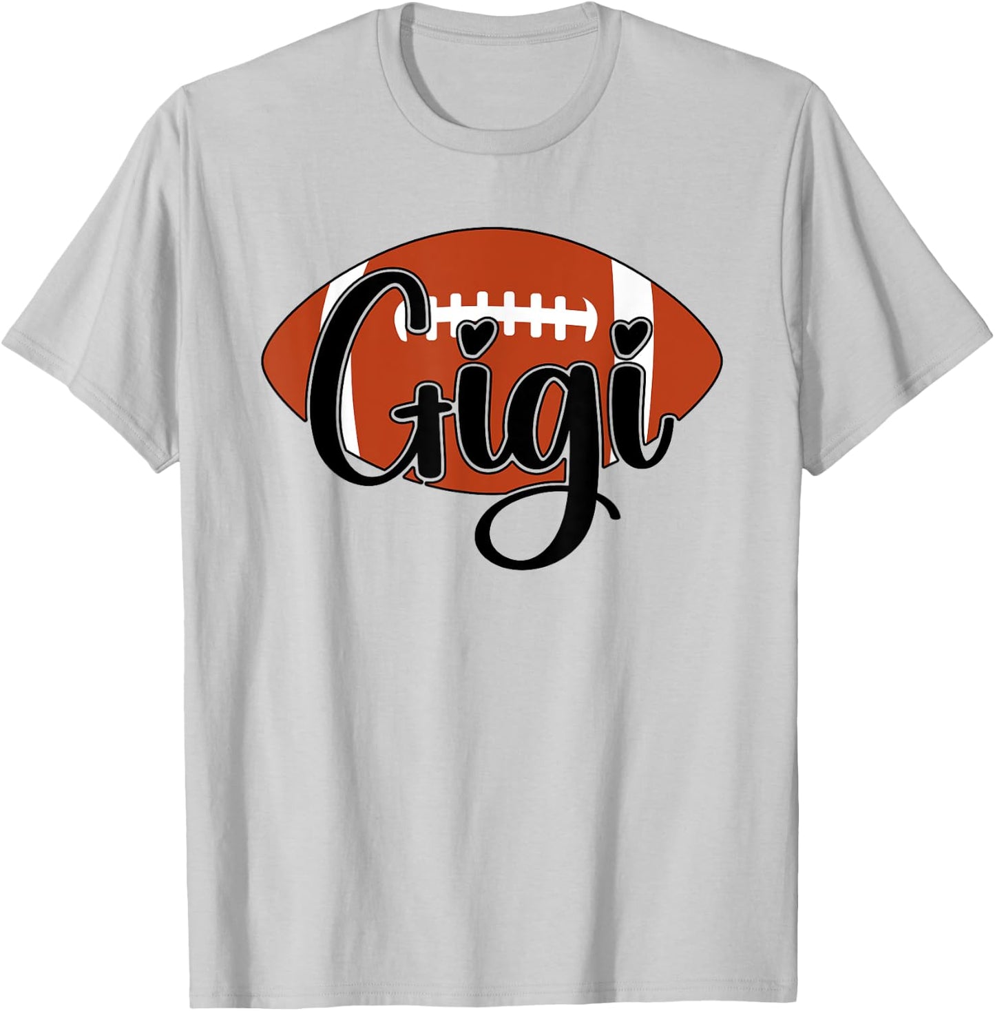 Gigi Football Gigi Proud Grandma Gigi Of A Football Player T-Shirt - T-Shirt | Ash
