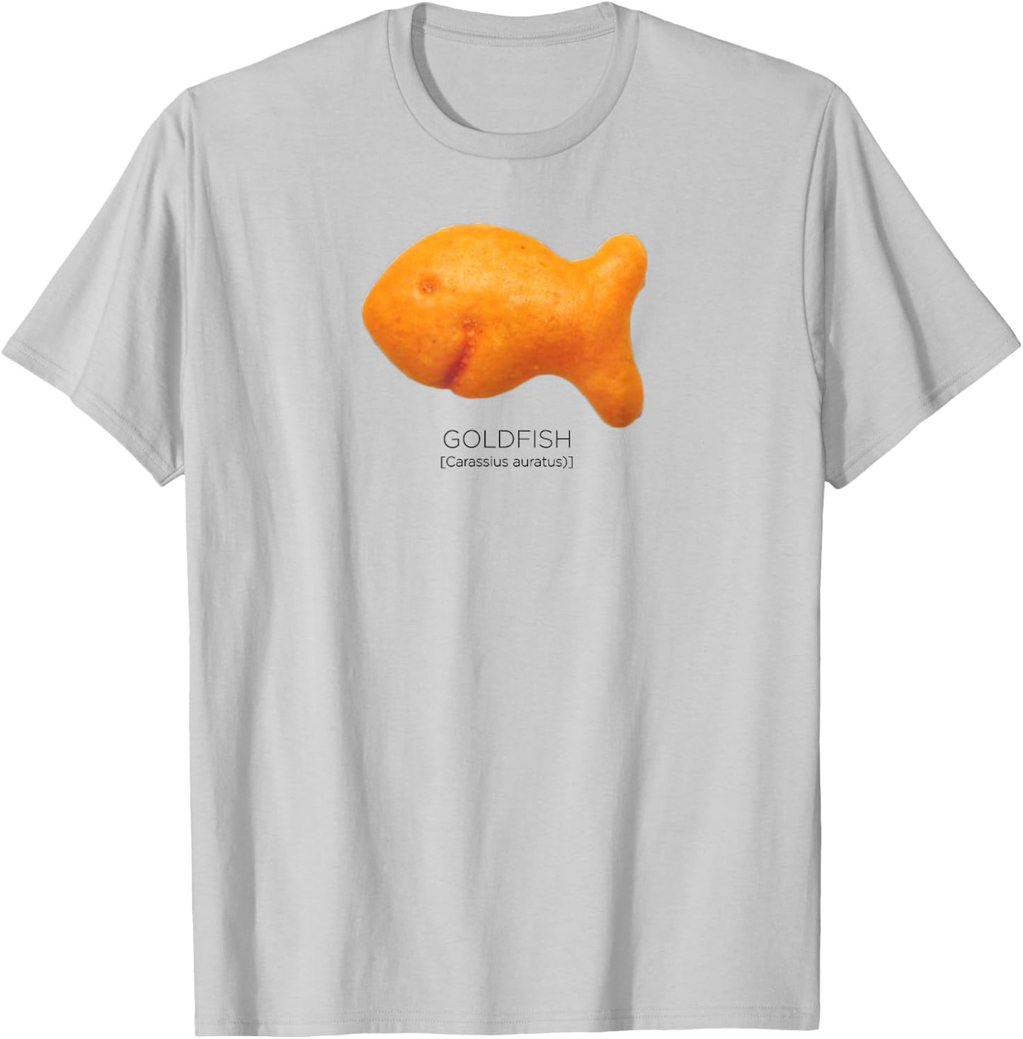Scientific Goldfish Cracker T-Shirt - T-Shirt | Ash