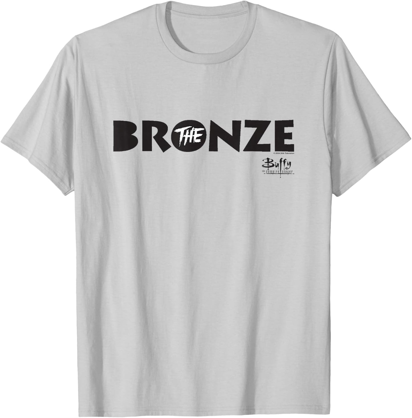Buffy The Vampire Slayer The Bronze Vintage Bar Sign , grey, S T-Shirt - T-Shirt | Ash