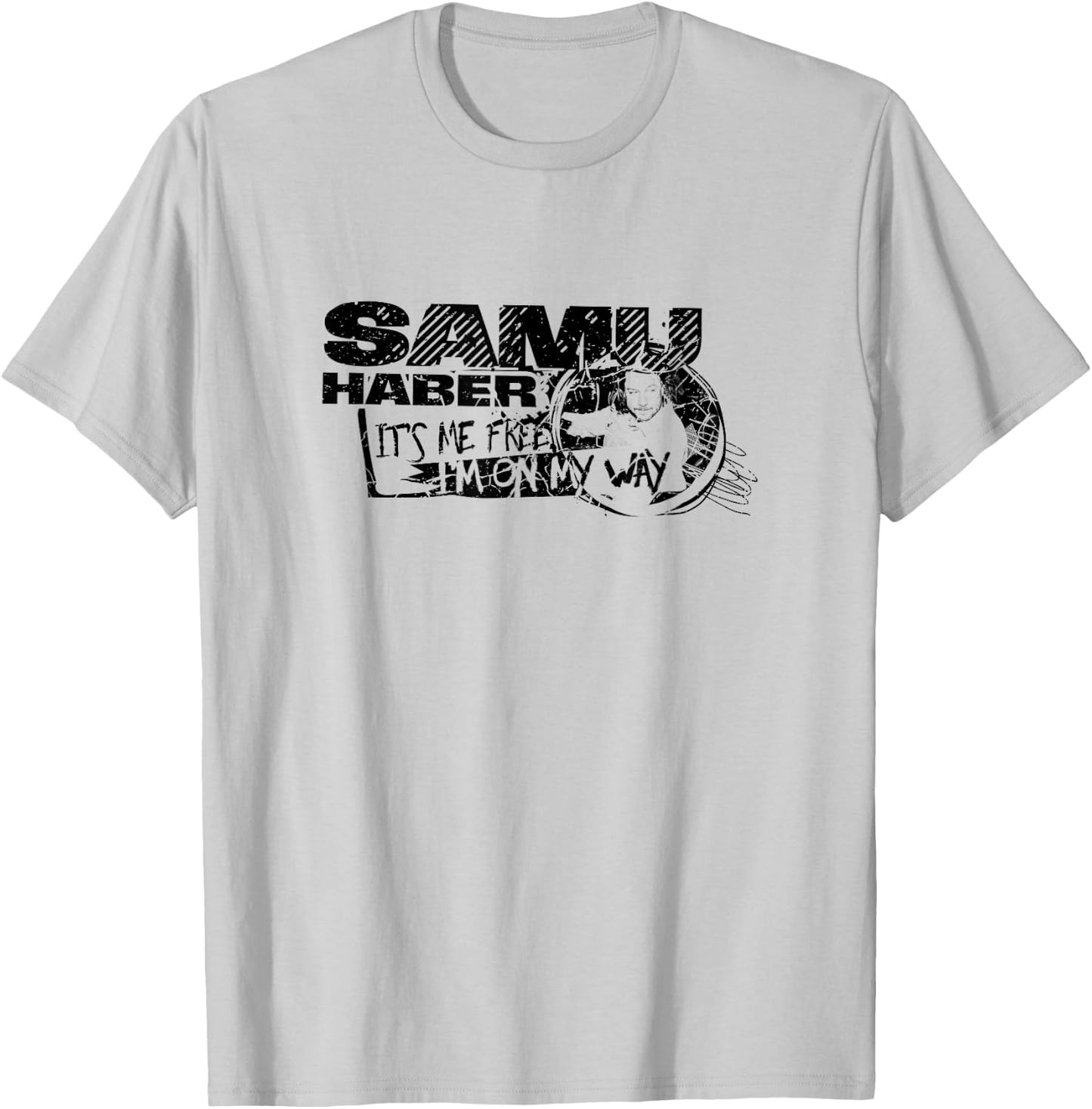 Samu Haber My Future TS , Erwachsene, Weiß, S, Kurzarm T-Shirt - T-Shirt | Ash