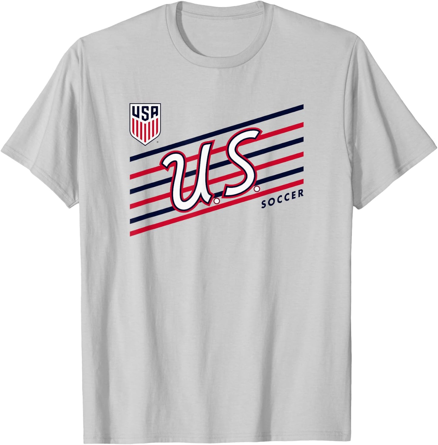 U.S. Soccer Retro Perform Gray USMNT Officially Licensed T-Shirt - T-Shirt | Ash