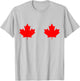 Maple Leaf Canada Day Canadian Flag T-Shirt - T-Shirt | Ash