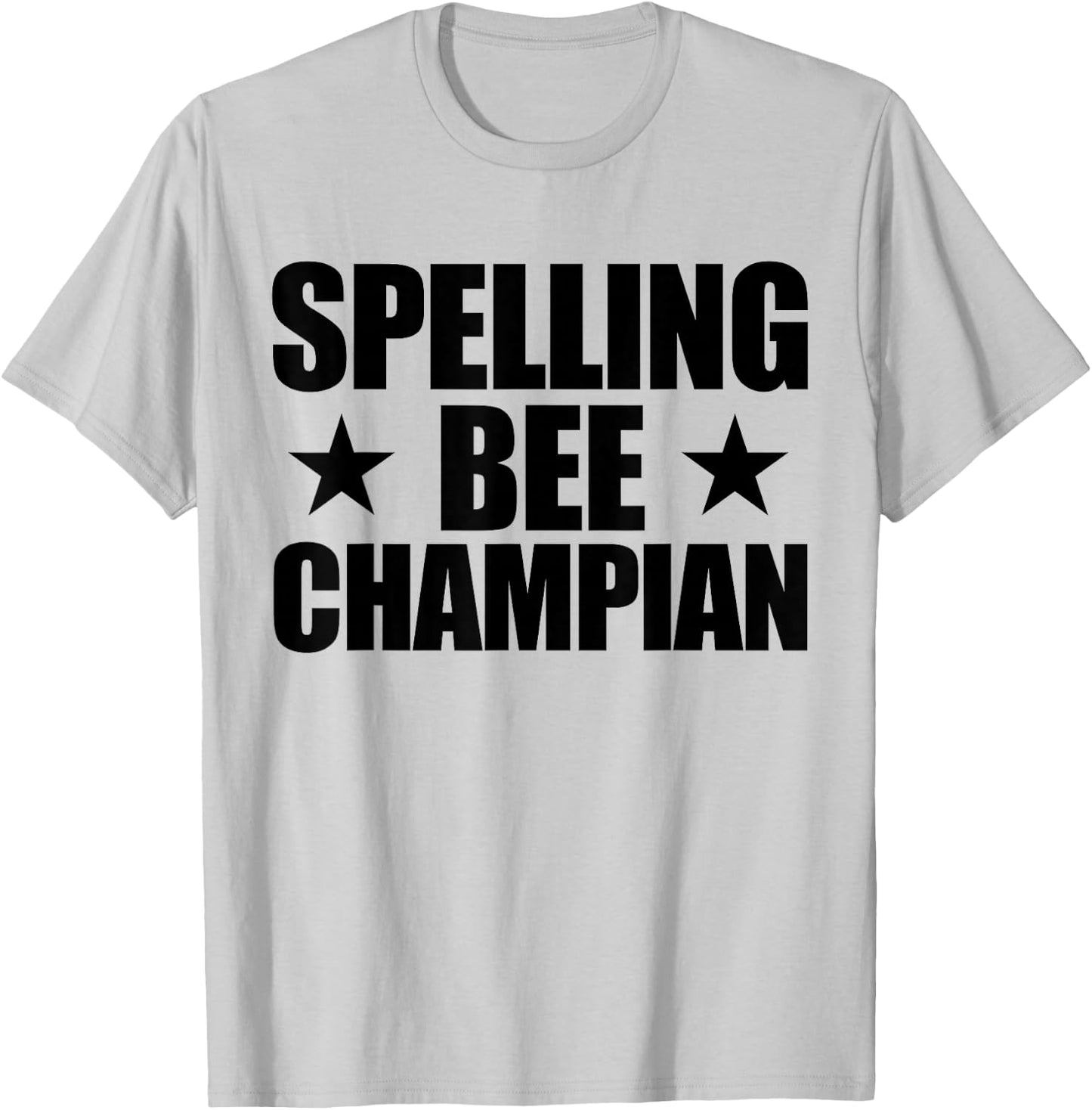 Spelling Bee Champian Mis-Spelled Funny Spelling Bee T-Shirt - T-Shirt | Ash