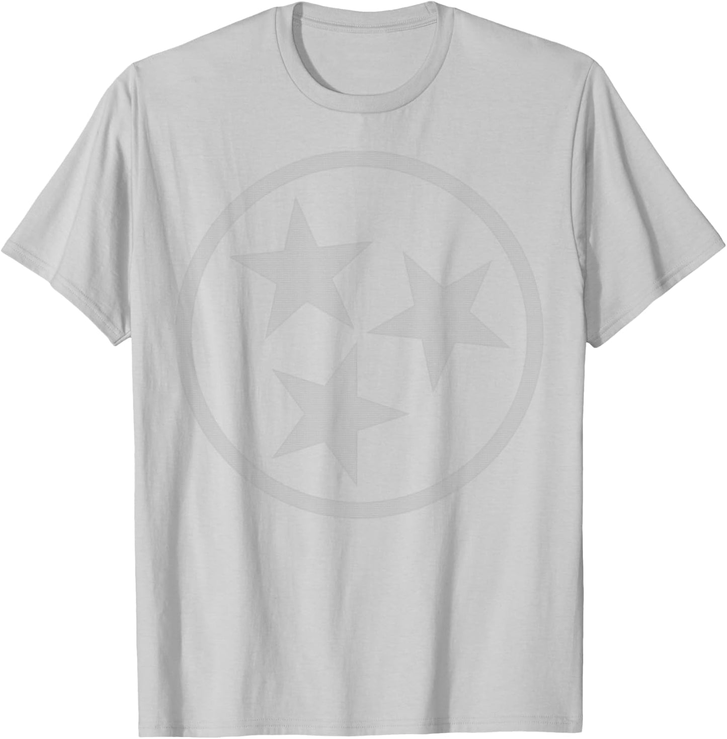 Tennessee Volunteer State Flag Tri-Star Men & Women T-Shirt - T-Shirt | Ash