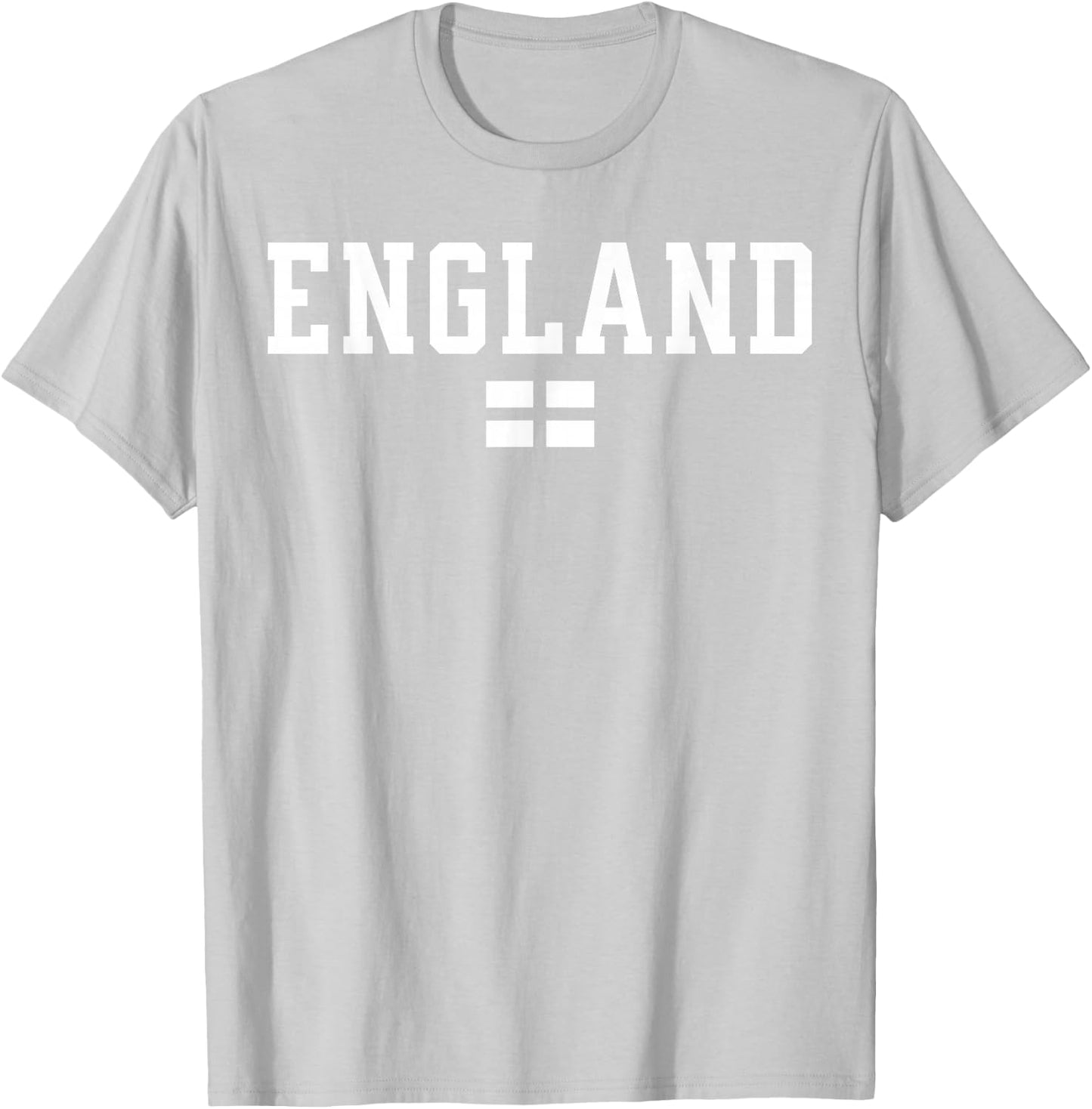 England English Flag White Red T-Shirt - T-Shirt | Ash