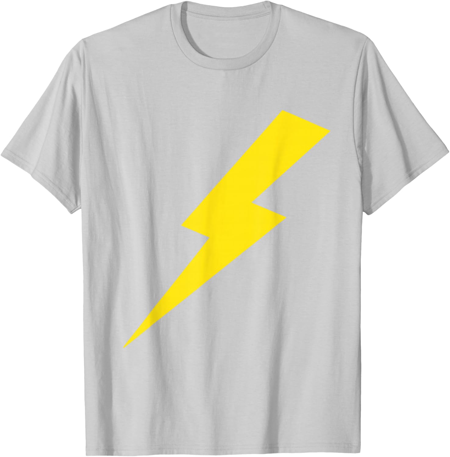 Cool Lightning Bolt Yellow Print Shirt T-Shirt - T-Shirt | Ash