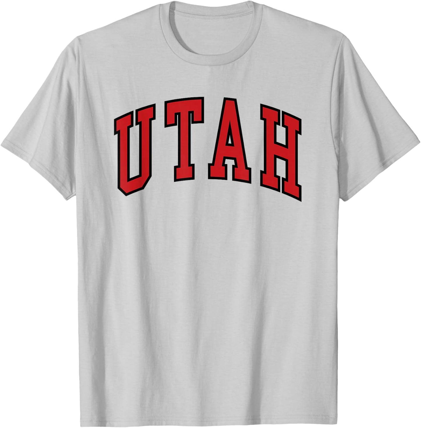 Vintage Utah Men Utah Women Retro UT Red Gray Black Gift T-Shirt - T-Shirt | Ash