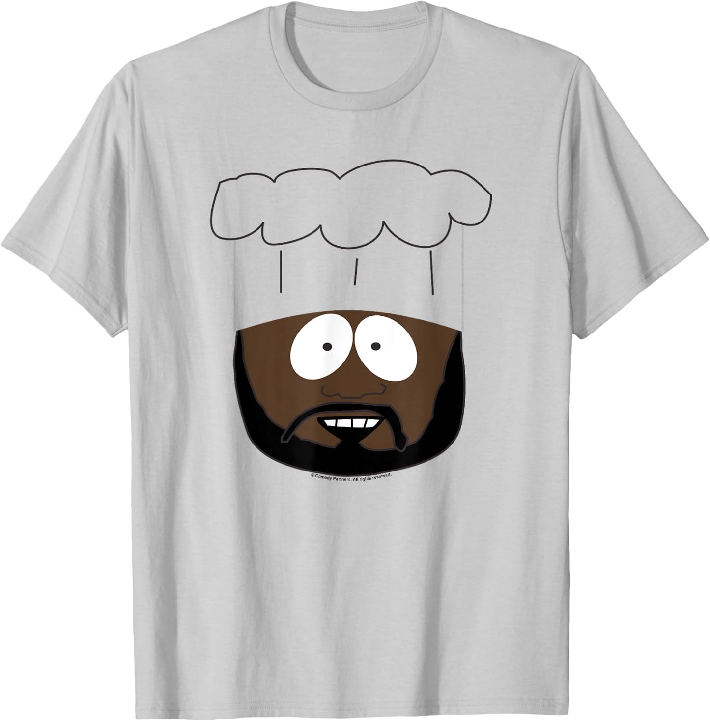 South Park Chef Smile Face Halloween T-Shirt - T-Shirt | Ash