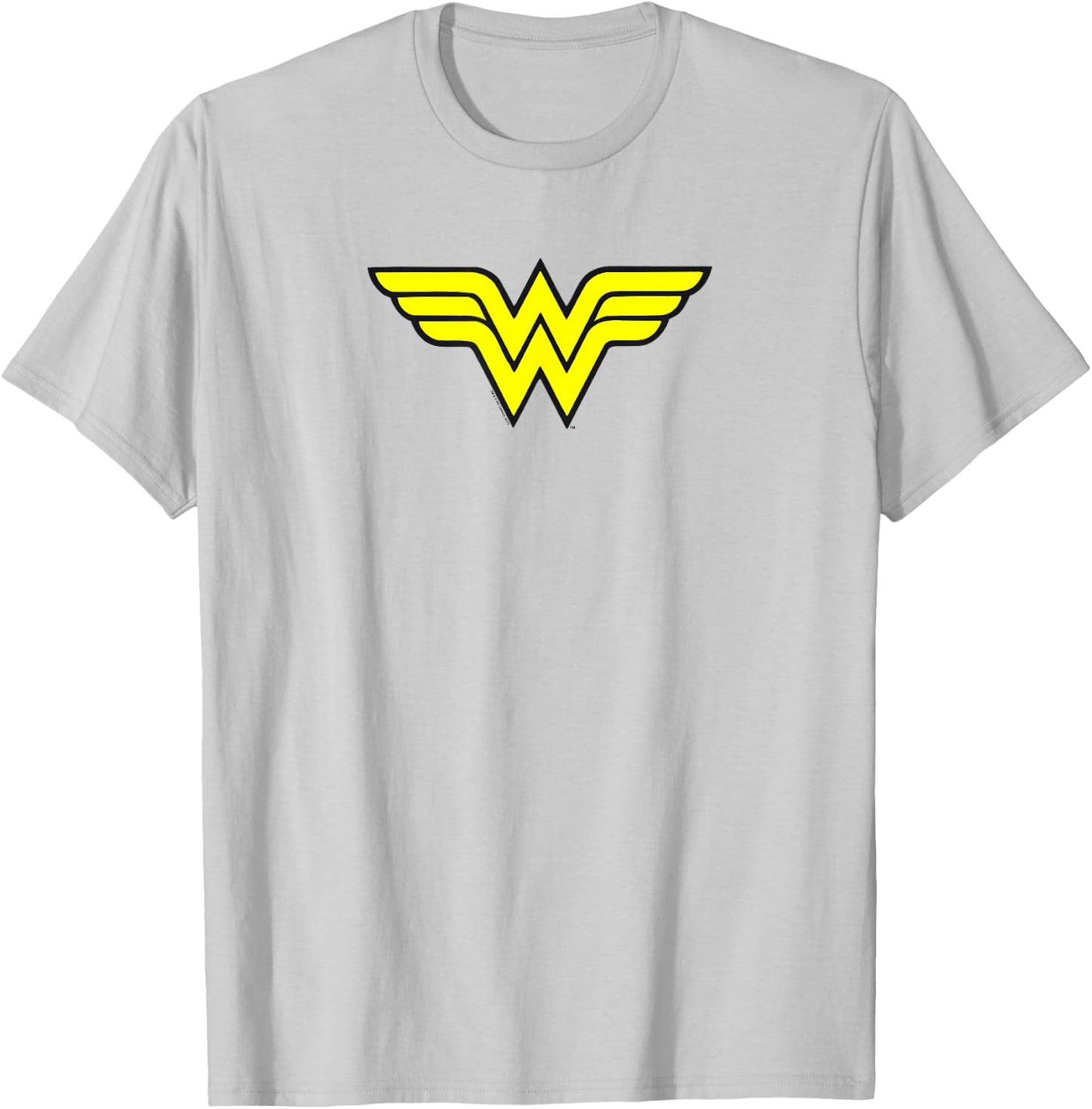 Wonder Woman Classic W Logo T-Shirt - T-Shirt | Ash