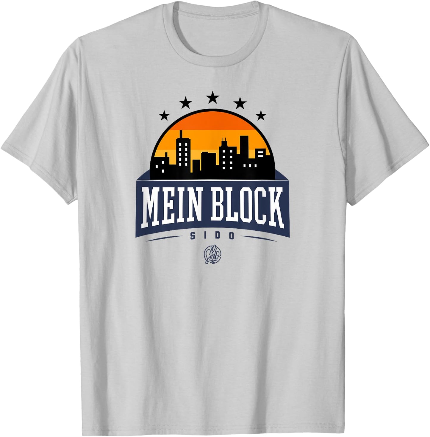 My Block , White T-Shirt - T-Shirt | Ash