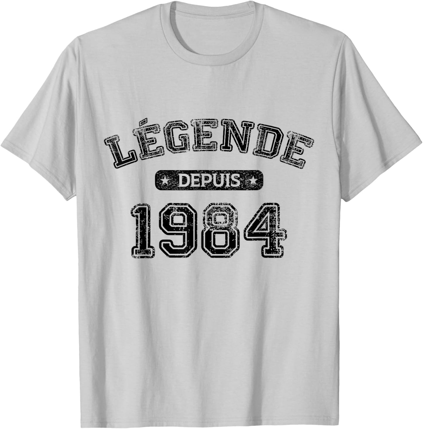 Birthday 40 Years Legend Since 1984 Birthday , grey, S T-Shirt - T-Shirt | Ash
