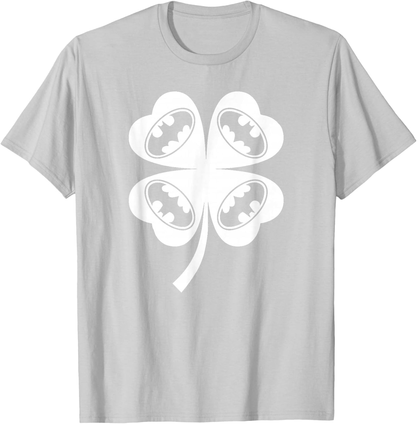 Batman Bat Clover St. Patrick's Day T-Shirt - T-Shirt | Ash