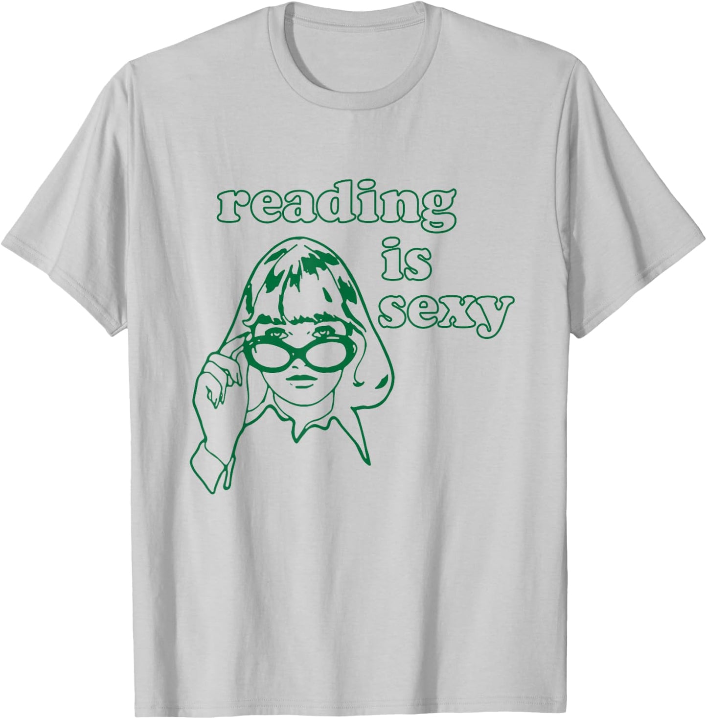 Reading is Sexy T-Shirt - T-Shirt | Ash