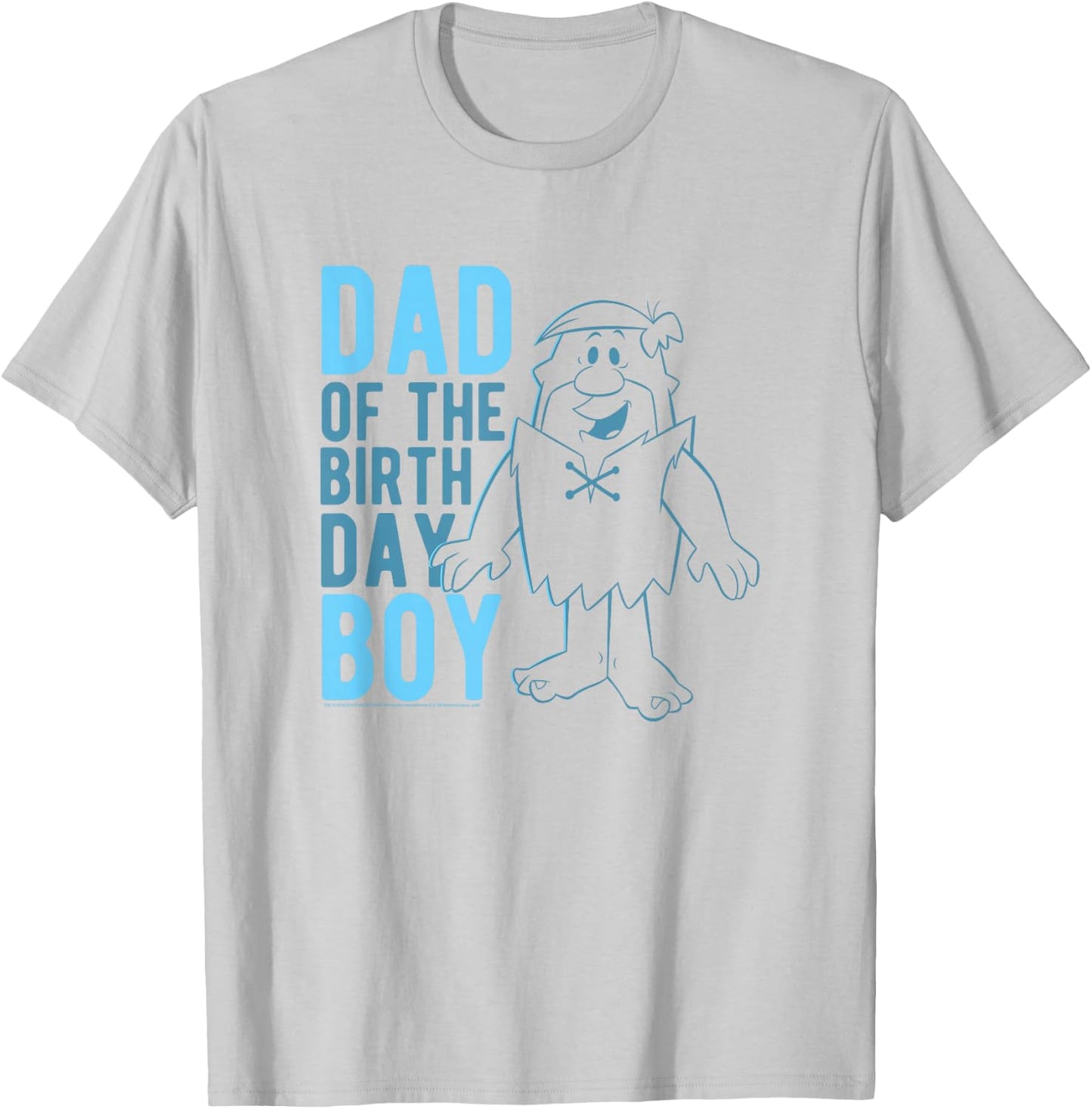 The Flintstones Barney Rubble Dad Of The Birthday Boy T-Shirt - T-Shirt | Ash