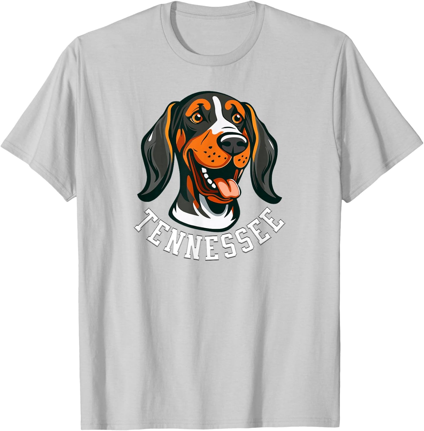 Tennessee Dog Sport Lovers | Tennessee Fan Coonhound T-Shirt - T-Shirt | Ash
