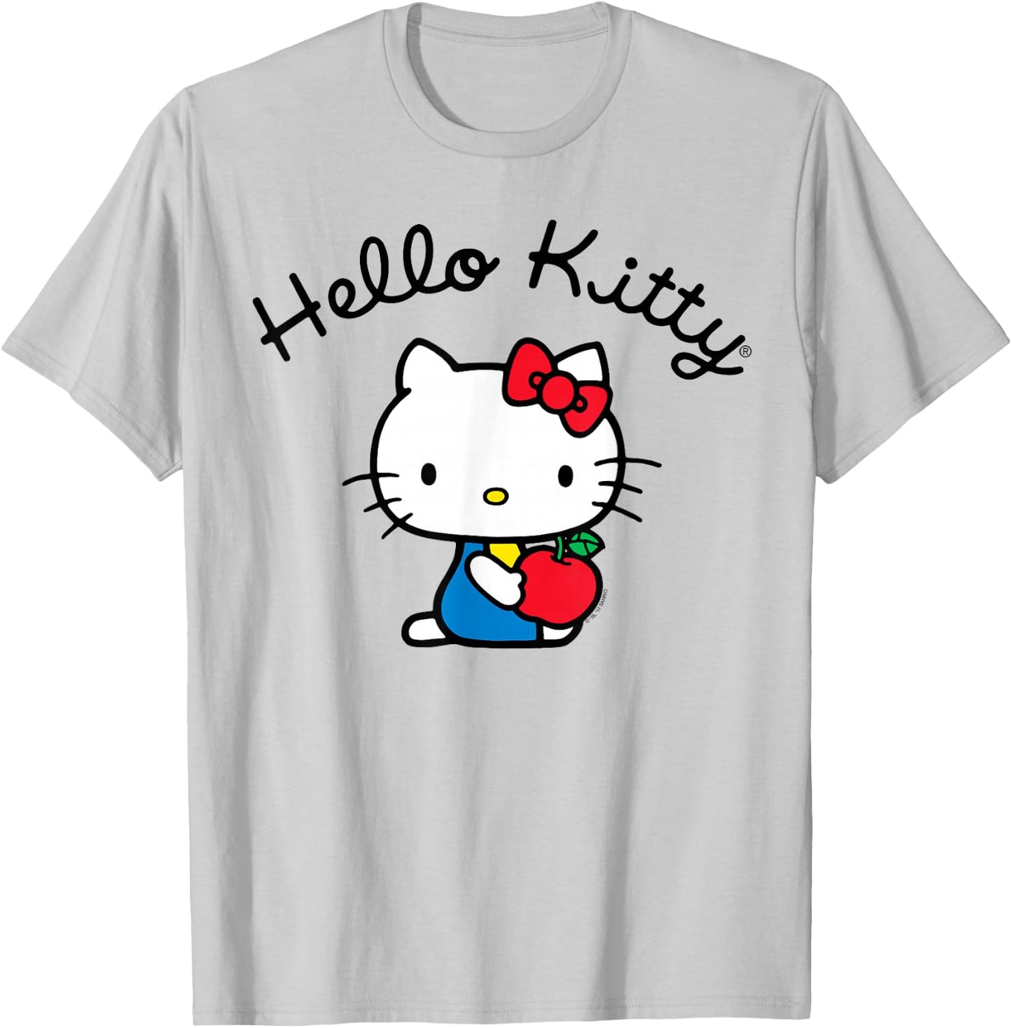 Hello Kitty Retro Logo Shirt T-Shirt - T-Shirt | Ash