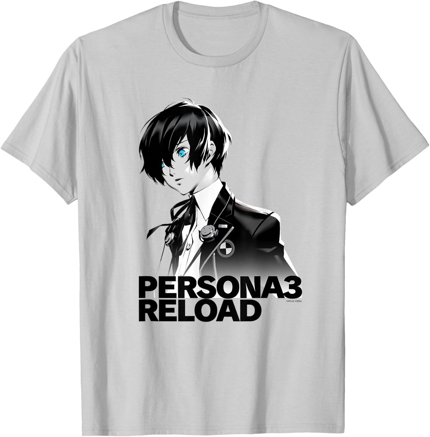Persona 3 Reload Protagonist Status Screen Image (Lt) ATLUS T-Shirt - T-Shirt | Ash
