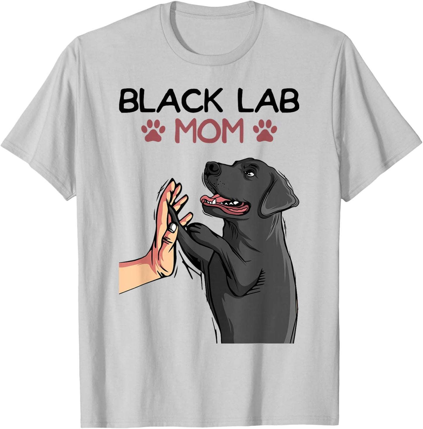 Schwarzer Labrador Retriever Black Lab Mom Labbi Hunde T-Shirt - T-Shirt | Ash